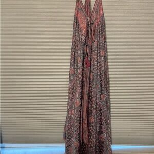 Elegant Pink and Gray Women's Dress